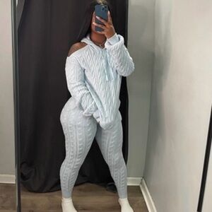 Warm soft 2 piece set